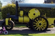 Road roller at Victoria Park