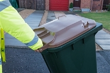 Your brown-lidded bin is collected by bin crews from 7:30am onwards 