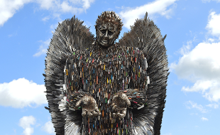 A picture of the Knife Angel