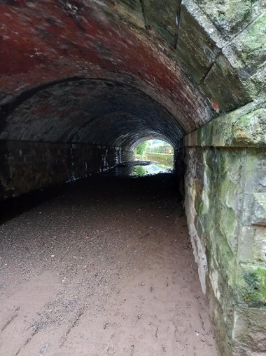 The Craigie Burn in Perth prior to sediment removal works in March 2024