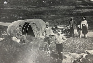 Image of a traveller's bough tent