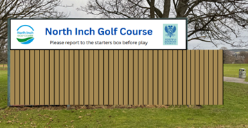 North Inch Golf Course hitting and storage cages 2